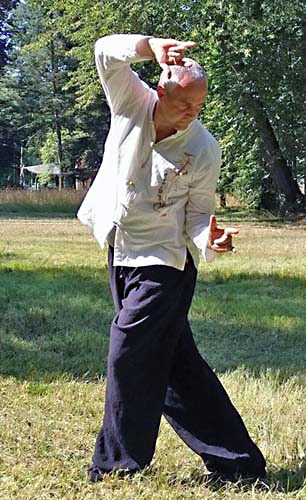 Qigong Dresden Kurs Outdoor Übung Spiel der fünf Tiere