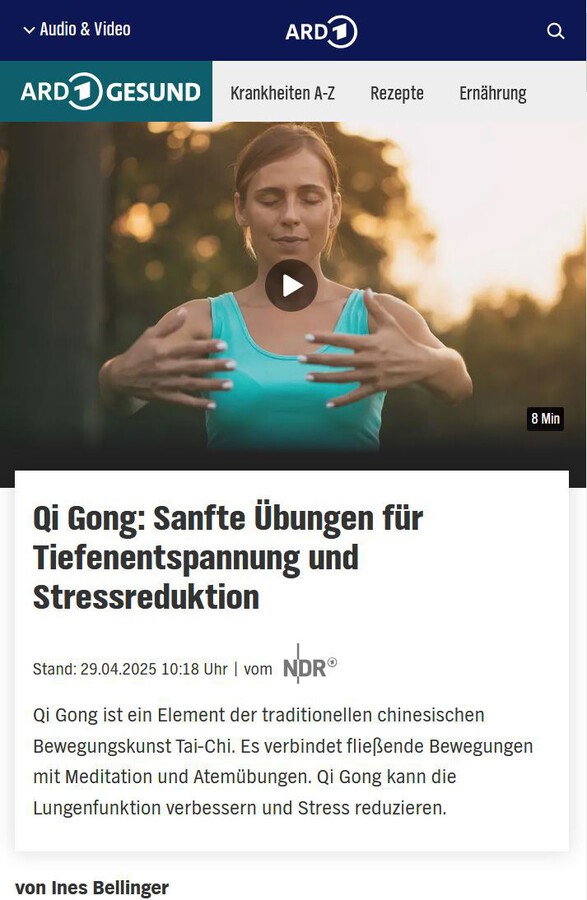 ndr qigong taiji reportage 2025
